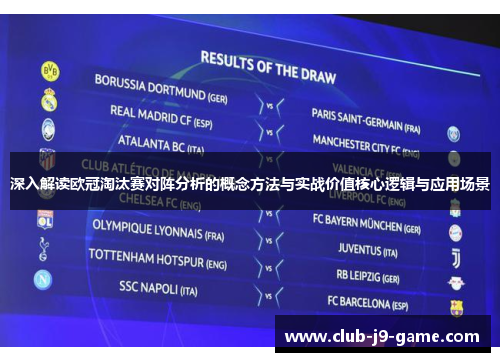 深入解读欧冠淘汰赛对阵分析的概念方法与实战价值核心逻辑与应用场景