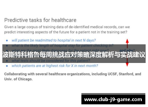 波斯特科格鲁每周挑战应对策略深度解析与实战建议